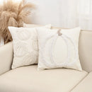 Pumpkin White Pillowcase for Halloween Decor by Axyaa
