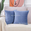 Axyaa Soft Solid Color Cushion Cover Set Luxury Home Decor Sofa Seat Pillow Case
