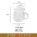 Axyaa Glass Fair Cup Tea Set Accessories Milk Cup Coffee Accessories