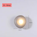 Axyaa LED Wall Lamp: Wabi Sabi Style Minimalist Bedroom Lighting