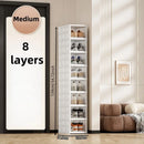 Axyaa Foldable Shoe Cabinet: 3-9 Tier Heavy-Duty Storage Box for Shoes & More