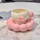 Axyaa Nordic Style Ceramic Coffee Cups & Saucers Set - Exquisite Tea Tableware