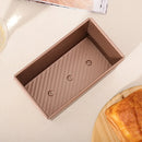 Axyaa Non-Stick Rectangle Loaf Pan with Lid - Aluminized Steel Bread Mould