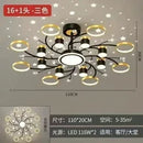 Axyaa Starry Sky Projection LED Chandelier for Modern Living Room Decor