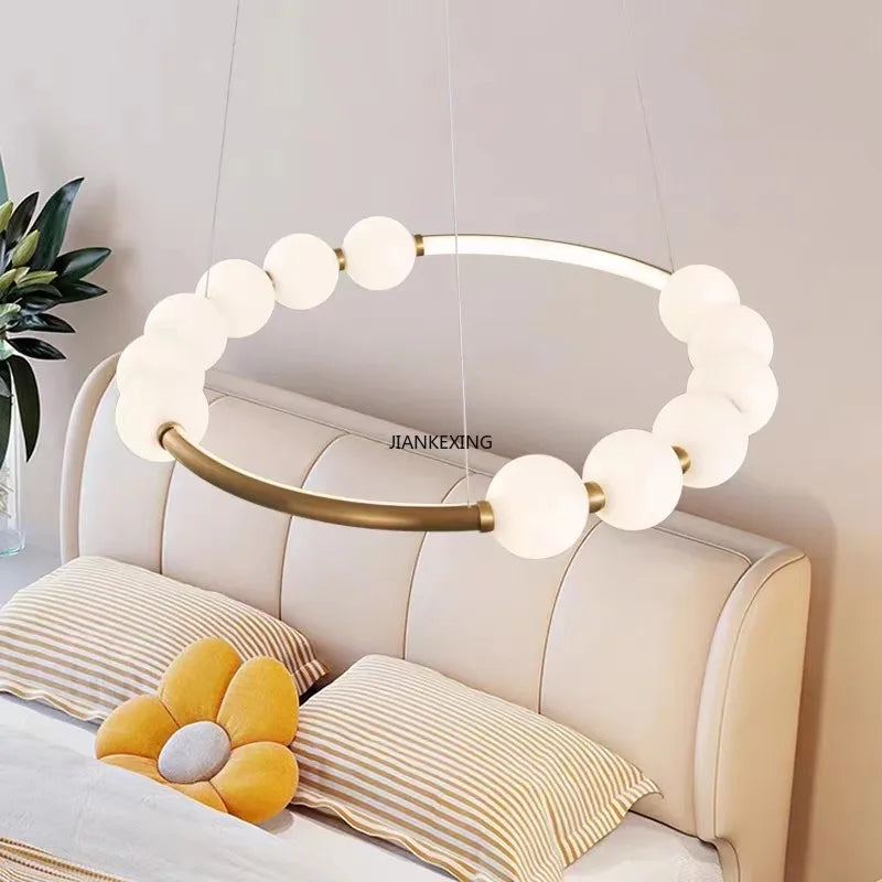Axyaa Ring LED Pendant Lights for High-end House Decor