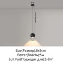Axyaa LED Pendant Lights for Bedroom Study Restaurant, Modern Indoor Chandelier