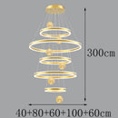 Axyaa Crystal Stair Chandelier for Indoor Lighting