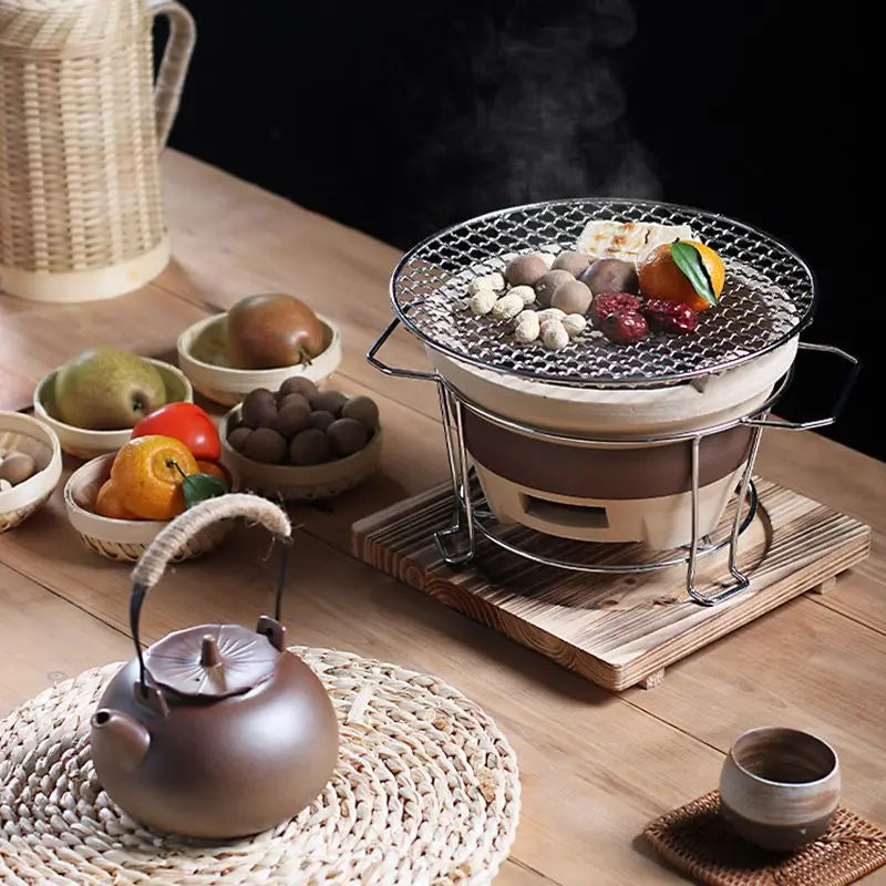Axya Outdoor Camping Set: Teapot, Grill & Barbecue Supplies