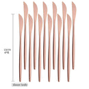Axyaa Rose Gold Stainless Steel Cutlery Set - 12 Pieces