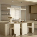 Axyaa Marble Pendant Light Chandelier LED Dimmable Luxury Elegant Dining Kitchen Island