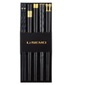 Axyaa Stainless Steel Alloy Chopsticks Set for Asian Cooking and Dining