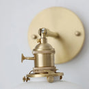 Axyaa Ceramic LED Wall Light with Knob Switch - Nordic Modern Design