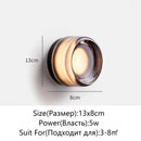 Axyaa Modern LED Glass Wall Lamp Sconce for Home Decor & Indoor Lighting