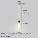 Axyaa LED Wall Lamp: Modern Minimalist Design for Home Decoration