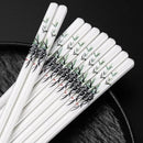 Axyaa Antibacterial Anti-Slip Chopsticks: Heat-Resistant, Mildew Proof, Ideal for Household.