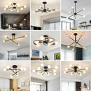 Axya Vintage Industrial Loft Ceiling Chandelier Living Room Lighting Fixtures