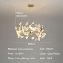Axyaa Ginkgo LED Chandeliers for Living & Dining Room Lighting
