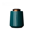 Axya Ceramic Tea Caddy Large Metal Cap Airtight Kitchen Canister Storage