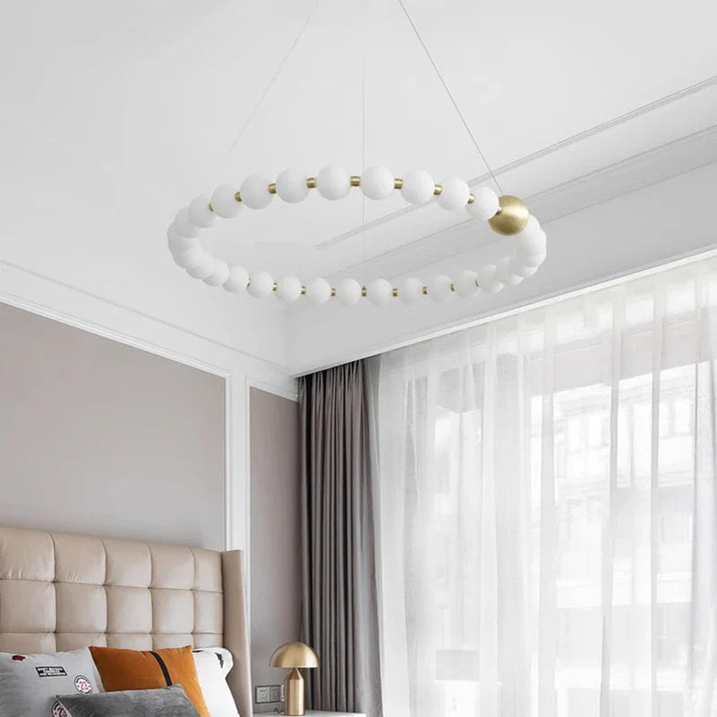 Axyaa Modern LED Ceiling Chandelier for Bedroom and Dining Room