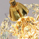 Axyaa Crystal Chandelier Stair Pendant Lamp Living Room Interior Lighting