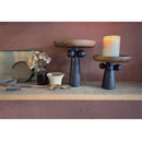 Axya Nordic High Foot Wood Tray for Home Décor, Storage & Jewelry Display
