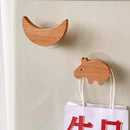 Axyaa Wooden Animal Hook Rack for Home, Kitchen & Wardrobe Organizing