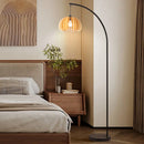 Axyaa Retro Pumpkin Metal Floor Lamp Iron Art Living Room Hotel Bedside Decor Lighting
