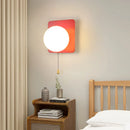 Axyaa Nordic Glass Wall Sconces for Colorful Bedroom Lighting