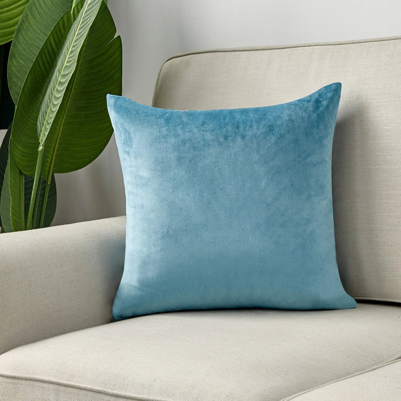 Axyaa Velvet Cushion Cover for Home Decor - Soft and Nordic Throw Pillow Case
