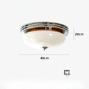 Axyaa Modern Glass Ceiling Lamps for Bedroom, Living Room, Study - Art Deco Design