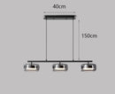 Axyaa Glass LED Pendant Light for Dining Table, Bar, and Bedroom