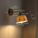 Axyaa Ceramic Copper LED Wall Sconce for Modern Living Room Bedroom Bar Mirror Light