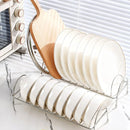 Axyaa Stainless Steel Dish Rack Drainer Kitchen Organizer Tray for Sink Storage