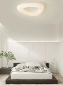 Axyaa Cream Circular Ceiling Lamp for Modern Nordic Style Living Room