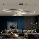 Axyaa Modern Pendant Lamp Rings Ceiling Light Fixture