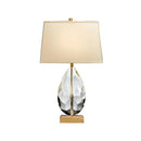 Axyaa Crystal LED Dimmer Table Floor Lamp - Luxury Home Decor for Living Room