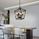 Axyaa Retro Lantern Chandelier Kitchen Island Pendant Light
