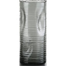 Axyaa Glass Cylinder Twisted Vase Modern Minimalist Designer Home Decor