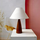 Axyaa Solid Wood Table Lamp: Retro Chinese Style Bedside Lamp
