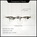 Axyaa Glass Chandelier: Postmodern Nordic Designer Pendant Lights for Home and Restaurant