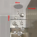 Axyaa LED Pendant Chandeliers for Modern Staircase Living Room Decor