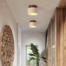 Axyaa Antique Style Entrance Ceiling Light for Corridor, Balcony, Foyer in Japanese Yellow Stone