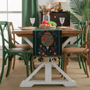 Axyaa Snowflake Table Runner Tassel Jacquard Decorative Living Room Dining Cover