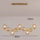 Axyaa Modern Pendant Chandeliers for Living Room, LED Hanging Light for Indoor Lighting