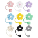 Silicone Straw Cover for Axyaa Tumblers – Cute Cup Topper with Flower Design