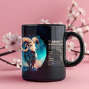 Axyaa Zodiac Constellation Coffee Mug - Customizable 12 Sign Theme Gift