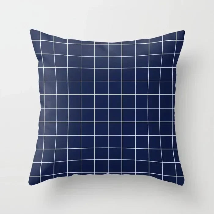 Axyaa Geometric Plaids Cushion Cover Pillowcase 45*45cm