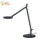 Axyaa Industrial Mechanical Arm Black Table Lamp Iron Art Decor Desk Light