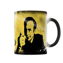 Axyaa Heat-sensitive Color Changing Ceramic Coffee Mug 11oz - Friends Gift - TV Show Theme