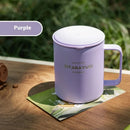 Axyaa Stainless Steel Vacuum Flask Cold&Hot Cup Handle Thermal Travel Mug